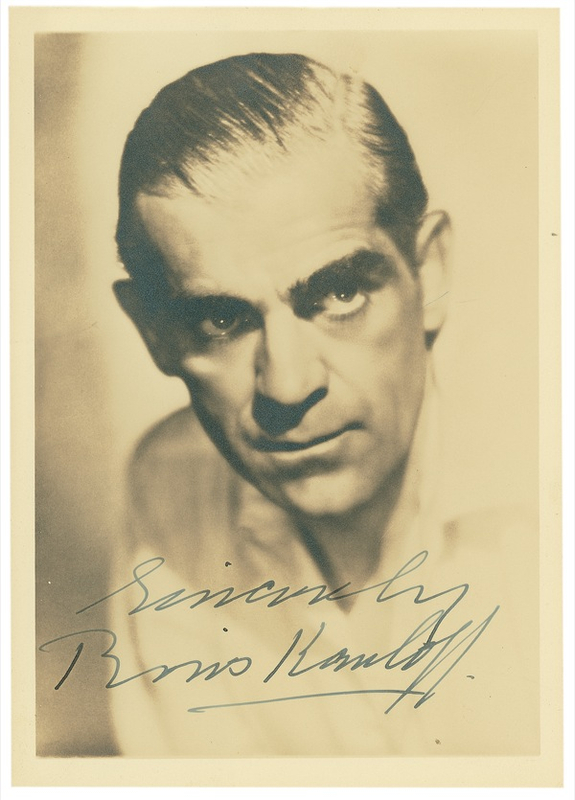 Lot 1016 Boris Karloff