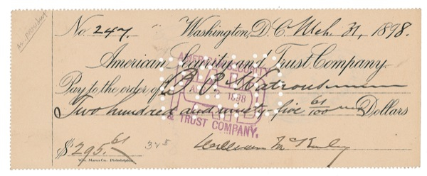 Lot 127 William McKinley