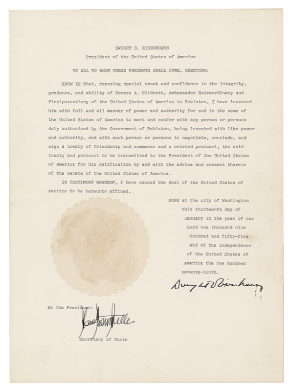 Lot 61 Dwight D. Eisenhower