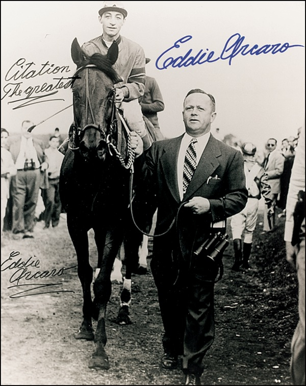 Lot 1317 Horse Racing: Arcaro, Eddie