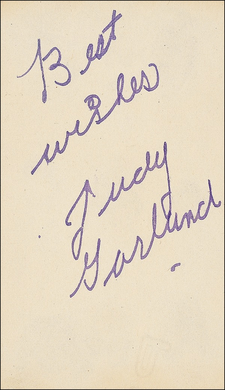 Lot 938 Judy Garland