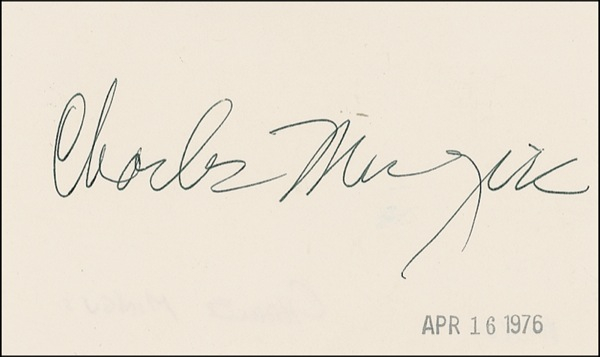 Lot 662 Charles Mingus and Miles Davis