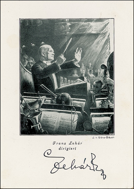 Lot 641 Franz Lehár