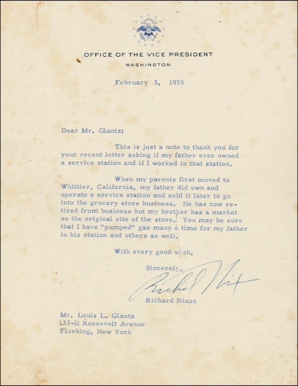 Lot 135 Richard Nixon