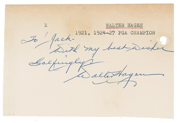 Lot 1311 Walter Hagen