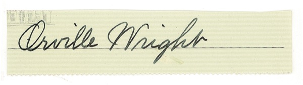 Lot 383 Orville Wright