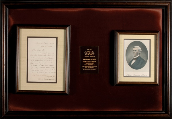 Lot 421 Oliver Wendell Holmes, Sr.