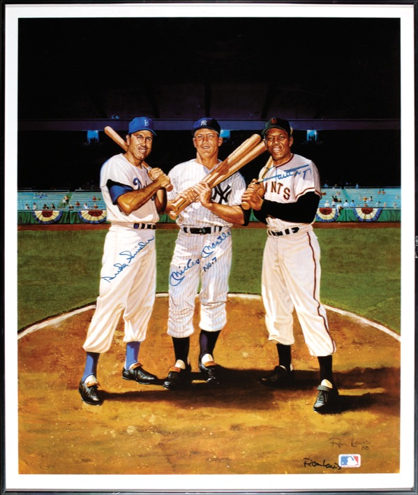 Lot 1353 Mantle, Mays, and Snider