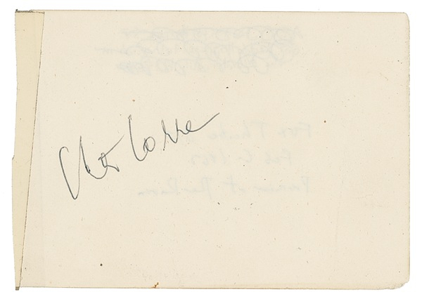 Lot 1037 Peter Lorre