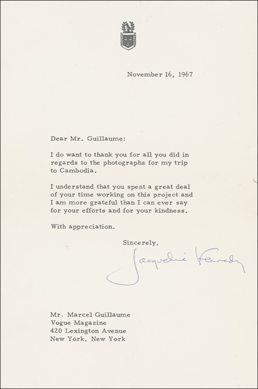 Lot 111 Jacqueline Kennedy