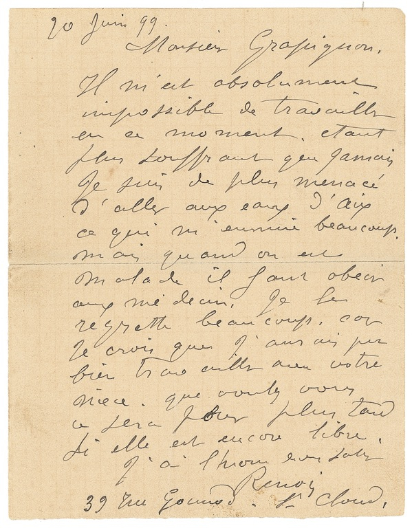 Lot 452 Pierre-Auguste Renoir