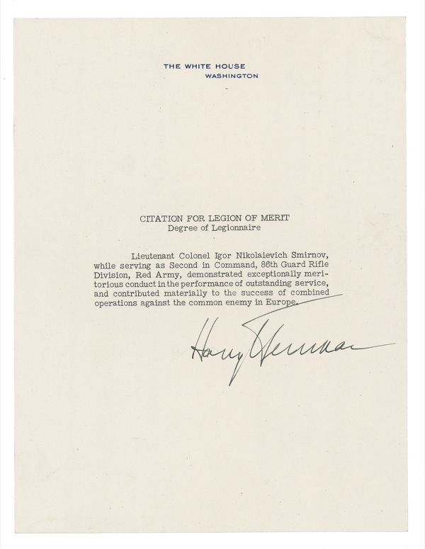 Lot 176 Harry S. Truman