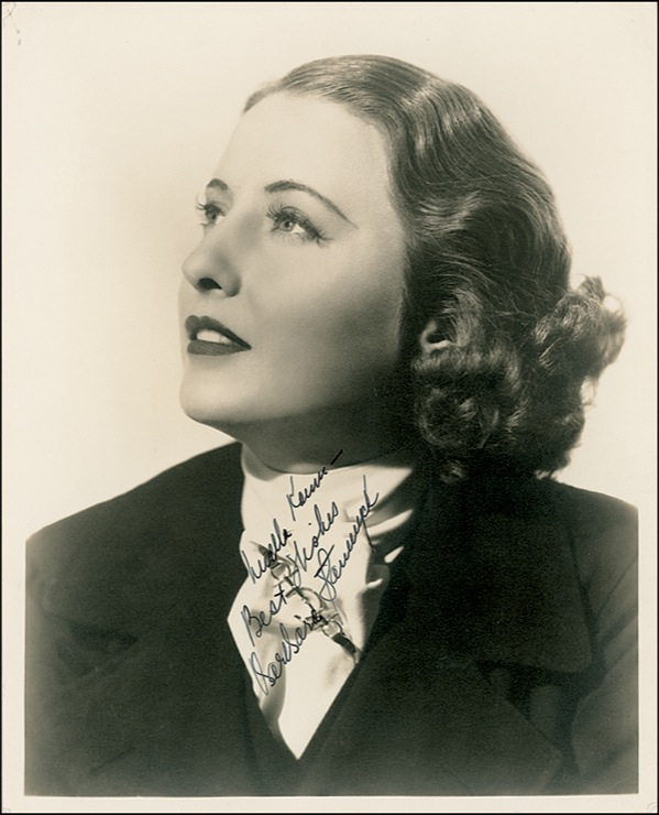 Lot 1144 Barbara Stanwyck