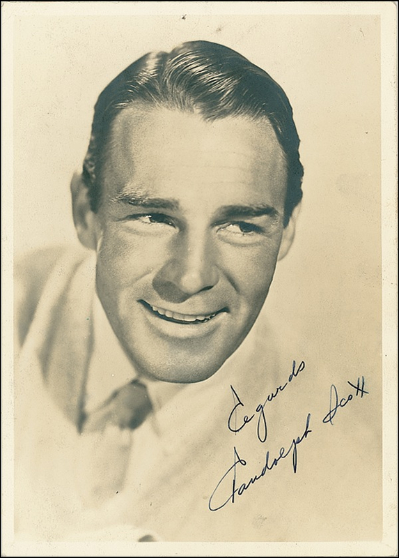Lot 1116 Randolph Scott