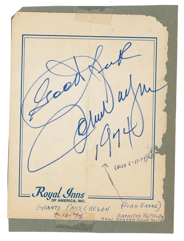 Lot 1201 John Wayne
