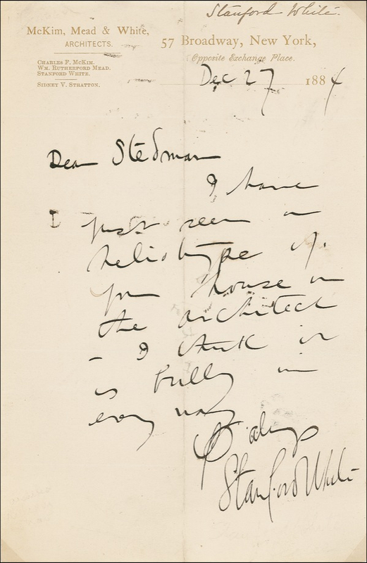 Lot 314 Stanford White