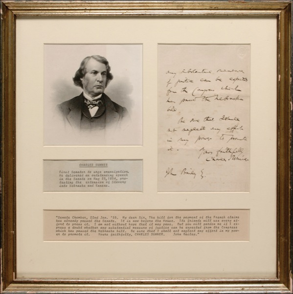 Lot 293 Charles Sumner