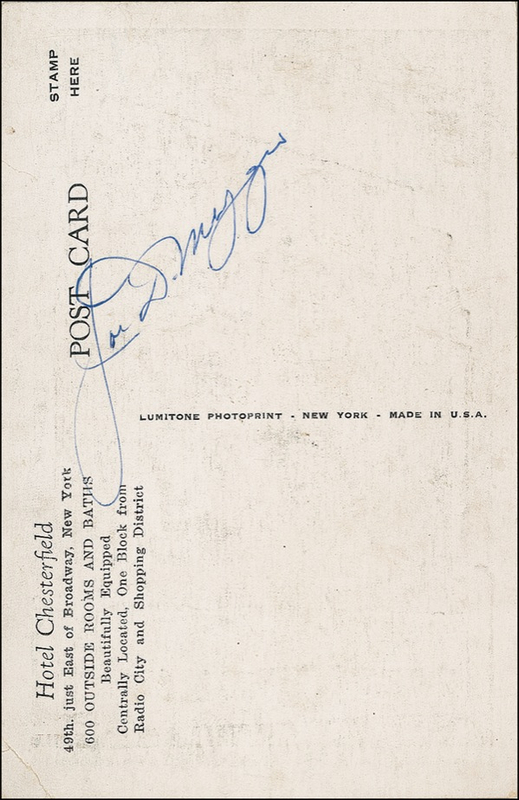 Lot 1276 Joe DiMaggio