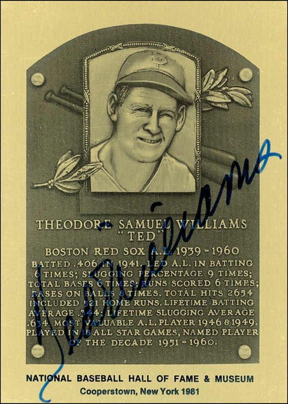 Lot 1449 Ted Williams