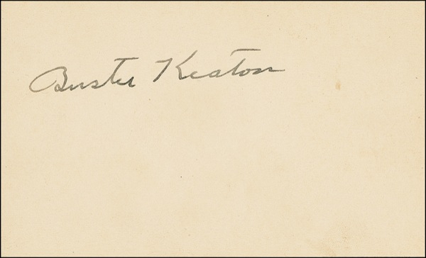 Lot 1018 Buster Keaton