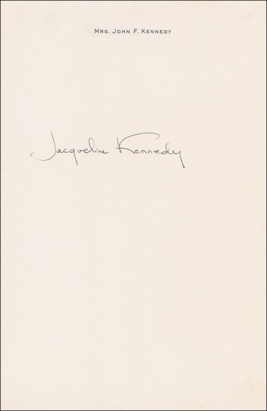 Lot 109 Jacqueline Kennedy