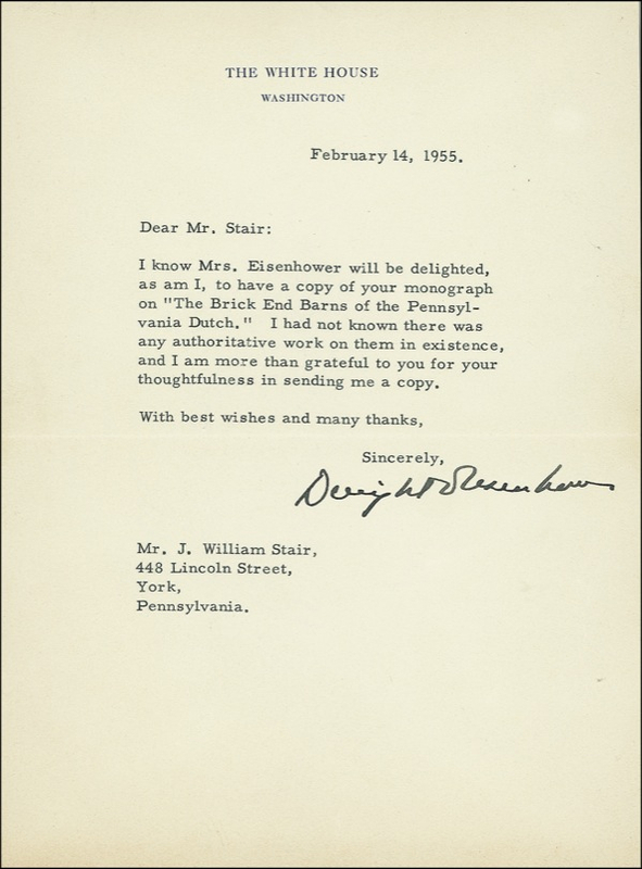 Lot 60 Dwight D. Eisenhower