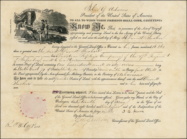 Lot 3 John Quincy Adams