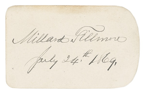 Lot 64 MIllard Fillmore