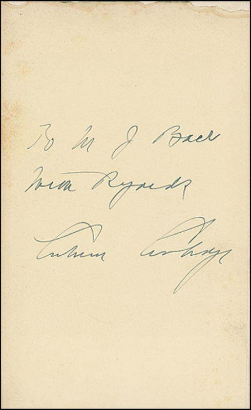 Lot 53 Calvin Coolidge