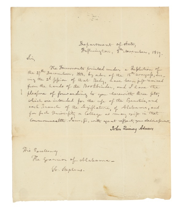 Lot 4 John Quincy Adams