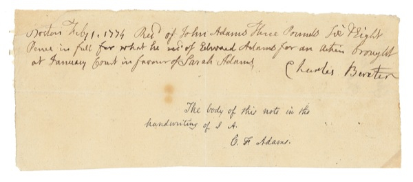 Lot 2 John Adams