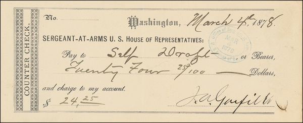 Lot 72 James A. Garfield