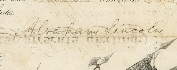 Lot 118 Abraham Lincoln