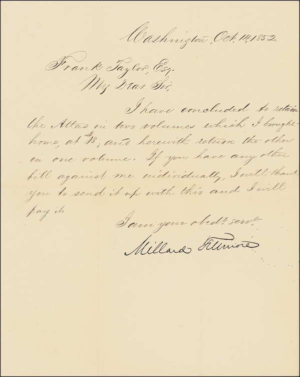 Lot 65 Millard Fillmore