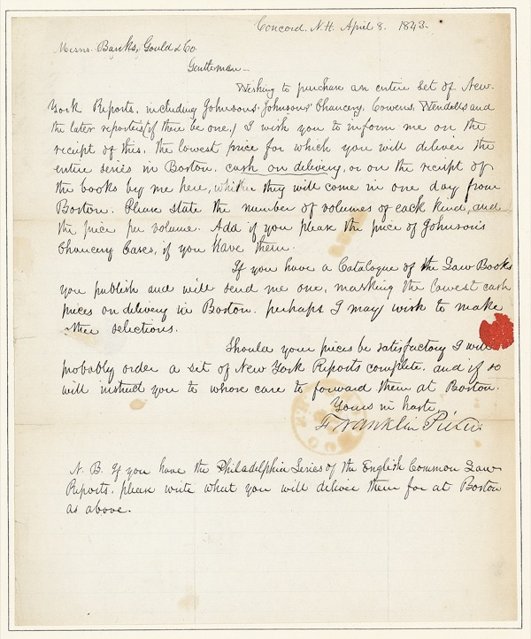 Lot 141 Franklin Pierce