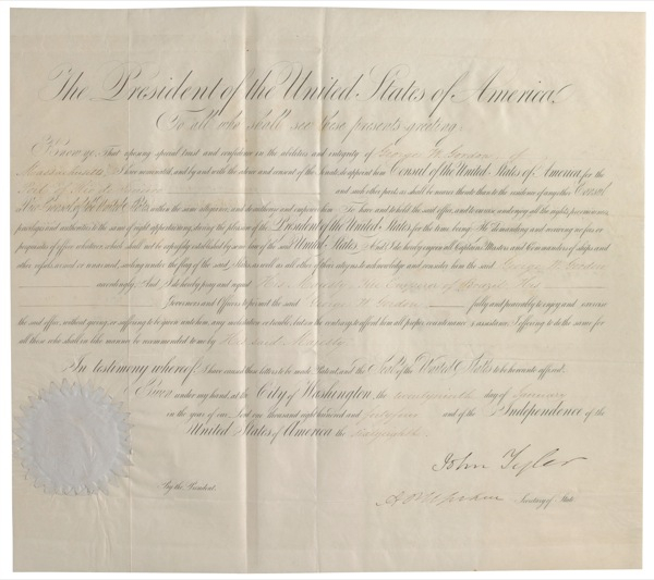 Lot 179 John Tyler