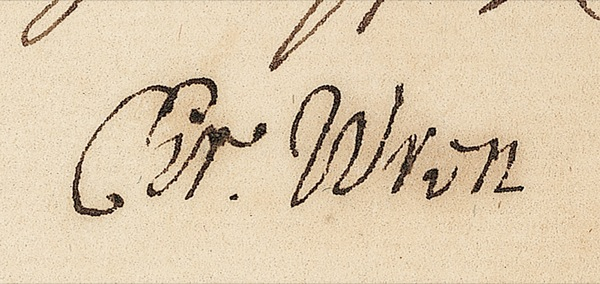 Lot 315 Christopher Wren