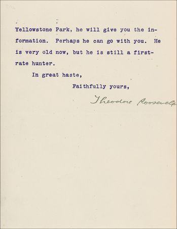 Lot #158 Theodore Roosevelt - Image 1