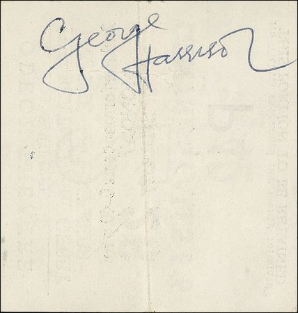 Lot #553 Beatles: George Harrison - Image 1