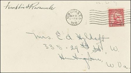 Lot #153 Franklin and Eleanor Roosevelt - Image 2
