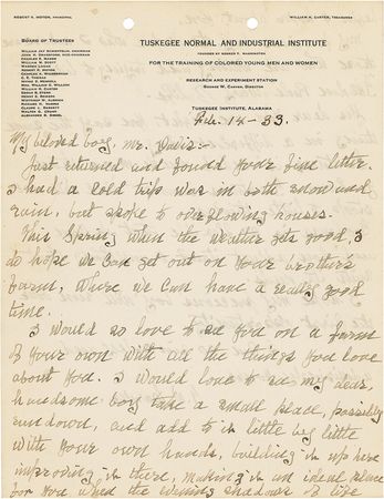 Lot #206 George Washington Carver - Image 2