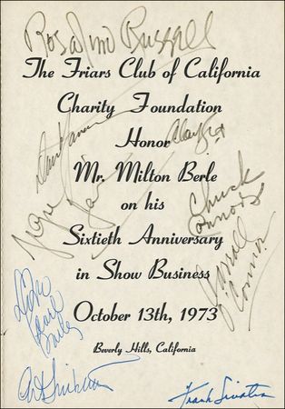 Lot #926 Friars Club - Image 1