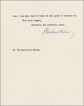 Lot #185 Woodrow Wilson - Image 3