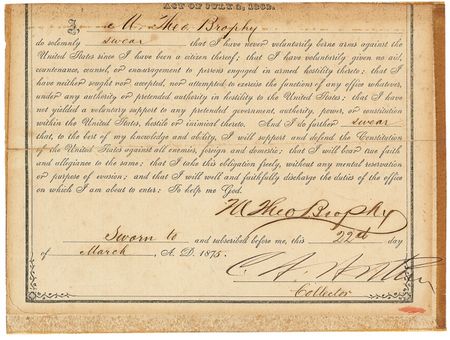 Lot #6 Chester A. Arthur