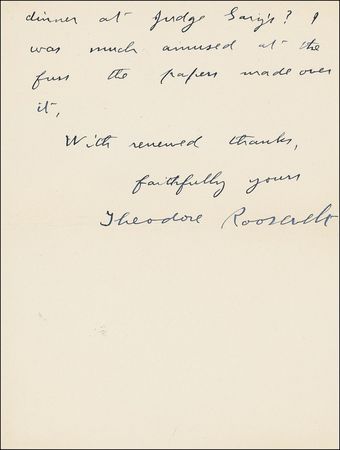 Lot #161 Theodore Roosevelt - Image 2