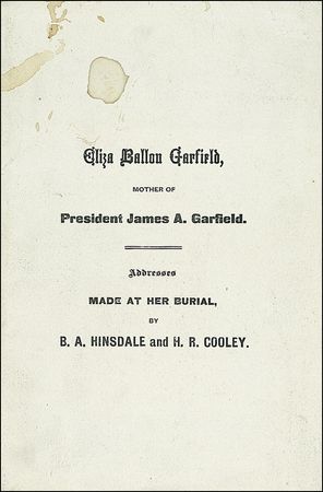 Lot #74 Lucretia R. Garfield - Image 1