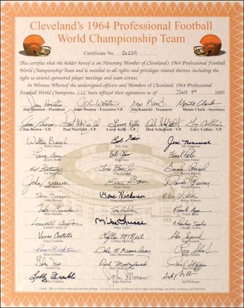 Lot #1263 Cleveland Browns - Image 2
