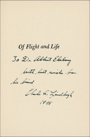 Lot #373 Charles Lindbergh - Image 1