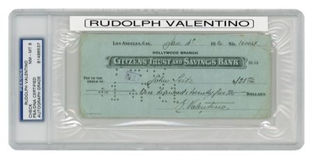 Lot #1190 Rudolph Valentino - Image 1