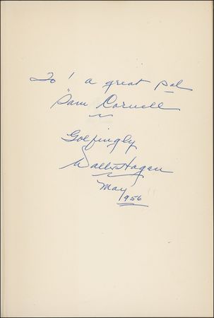 Lot #1309 Walter Hagen - Image 1